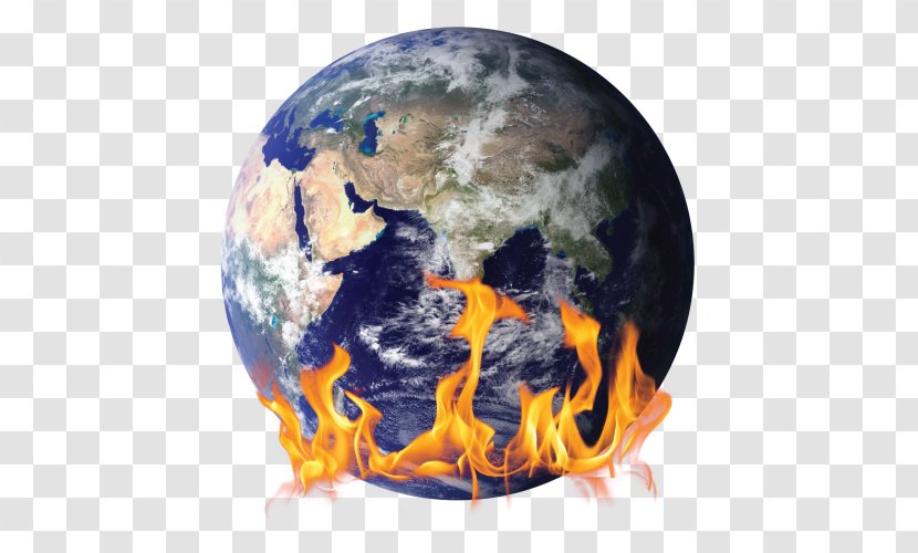 Globe World Map Earth - Global Warming Transparent PNG