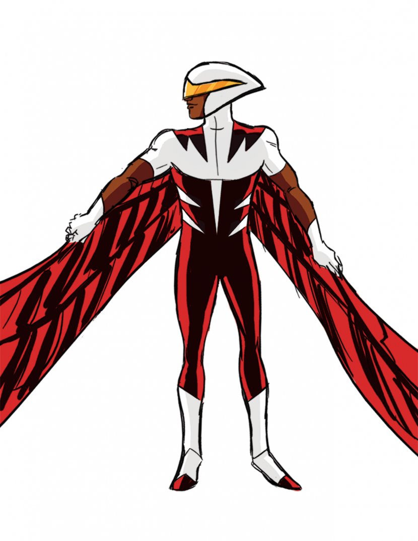 Falcon Wasp Superhero Marvel Comics Avengers - Muscle Transparent PNG