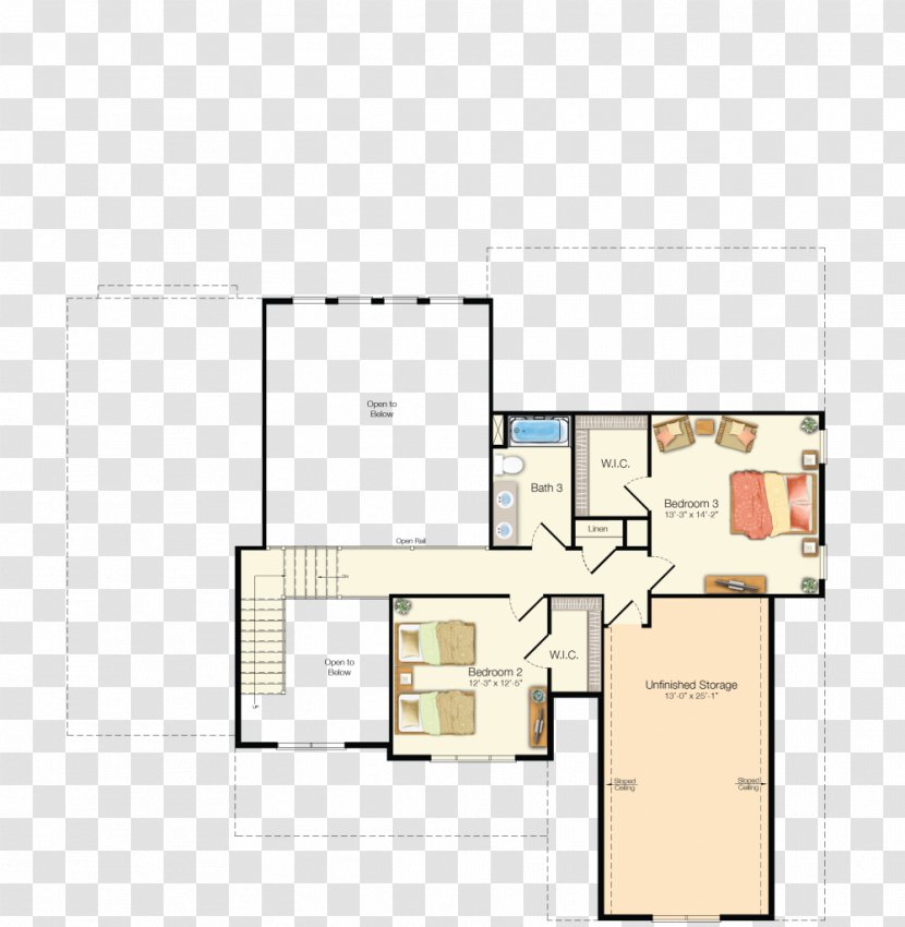 Floor Plan House Storey - Schell Brothers At Coastal Club - Real Estate Transparent PNG
