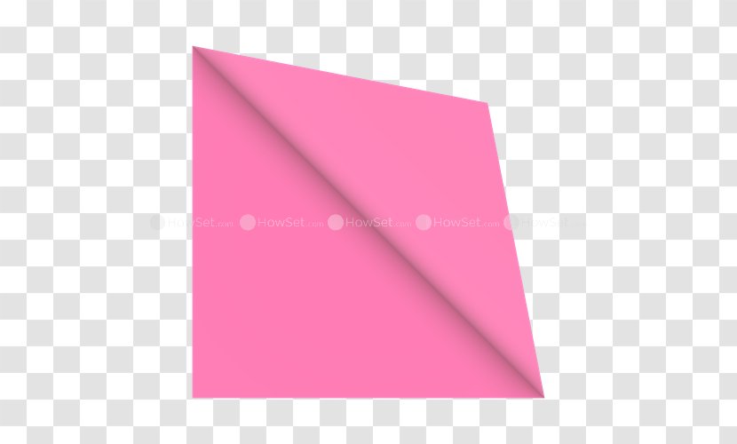 Paper Triangle Pink M Art - Magenta - Angle Transparent PNG