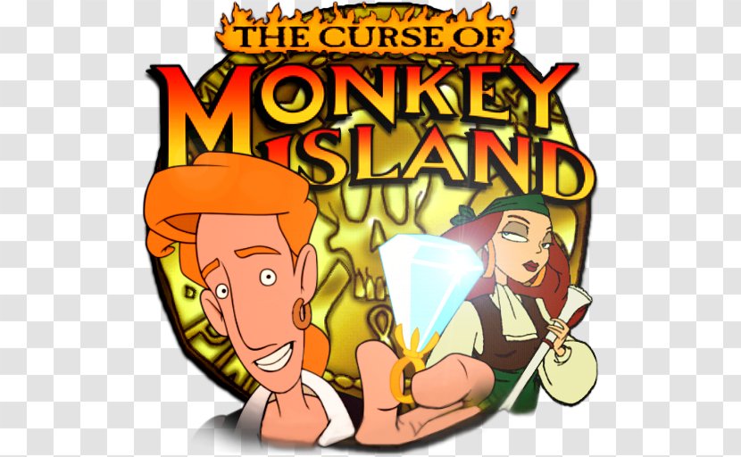 The Curse Of Monkey Island Secret Escape From Video Game LucasArts - Comics Transparent PNG