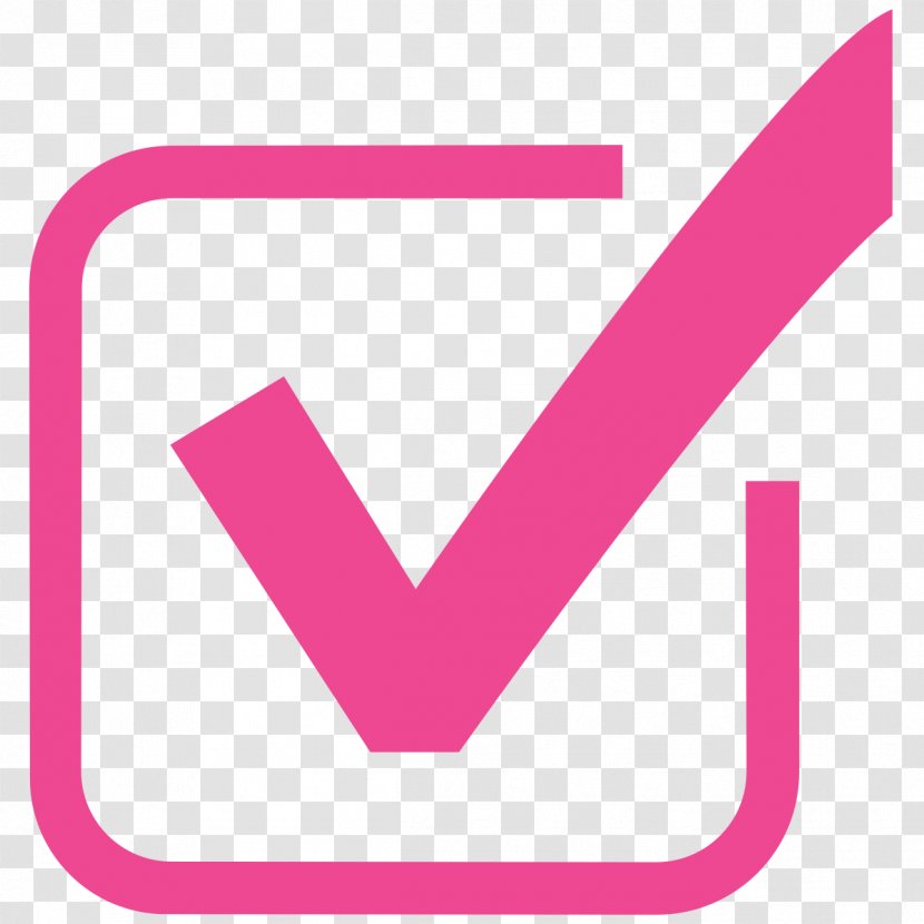 Checkbox Check Mark - Android - Magenta Transparent PNG