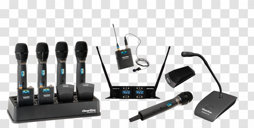 Wireless Microphone ClearOne Communications Inc. Transmitter - Cartoon - Mic Transparent PNG