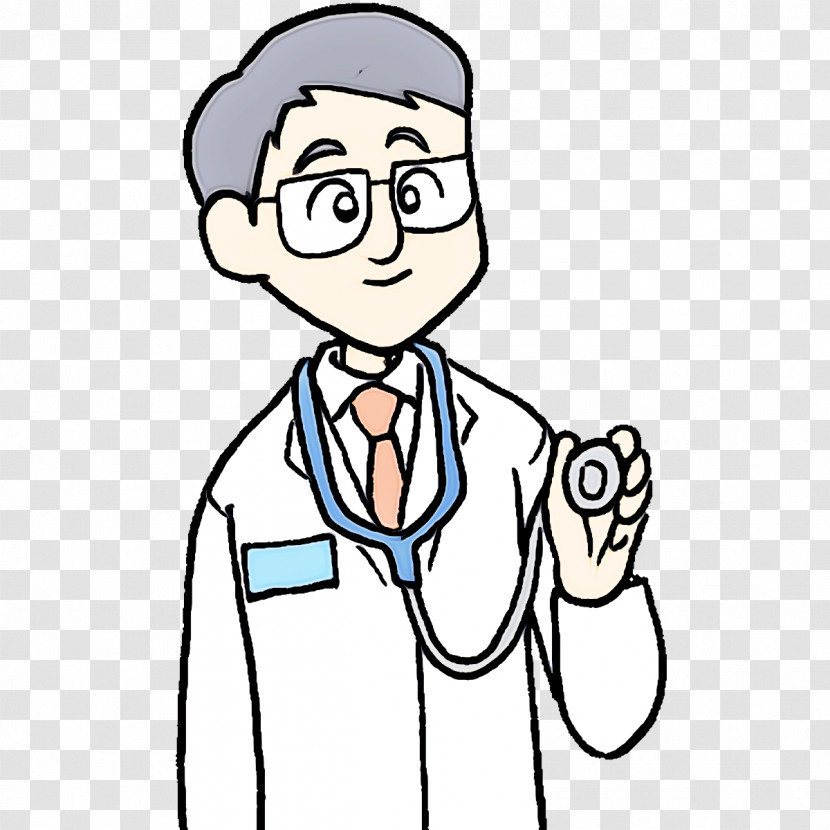 Physician Cartoon Health Medicine Drawing Transparent PNG