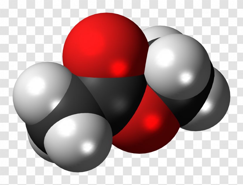 Amyl Acetate Pentyl Group Silver Space-filling Model - Red - Ester Transparent PNG