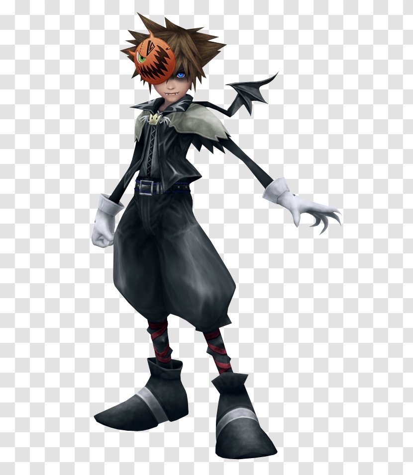 Kingdom Hearts III 358/2 Days Hearts: Chain Of Memories Sora - Watercolor - Halloween Transparent PNG