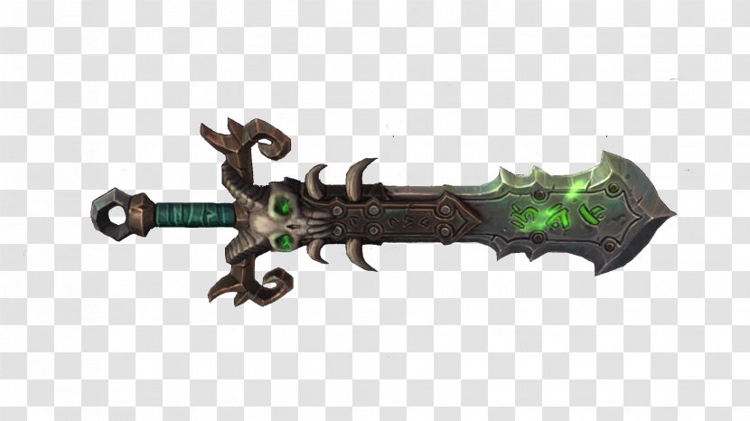 Sword World Of Warcraft: Legion Weapon Artifact Knight - Silhouette Transparent PNG