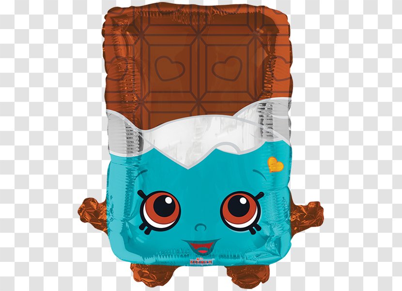 Chocolate Shopkins Character Plush Cake - Orange Transparent PNG