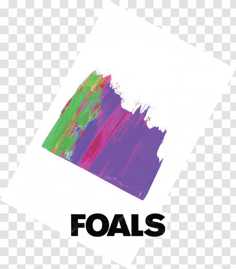 Logo T-shirt Brand Foals Font - Magenta Transparent PNG