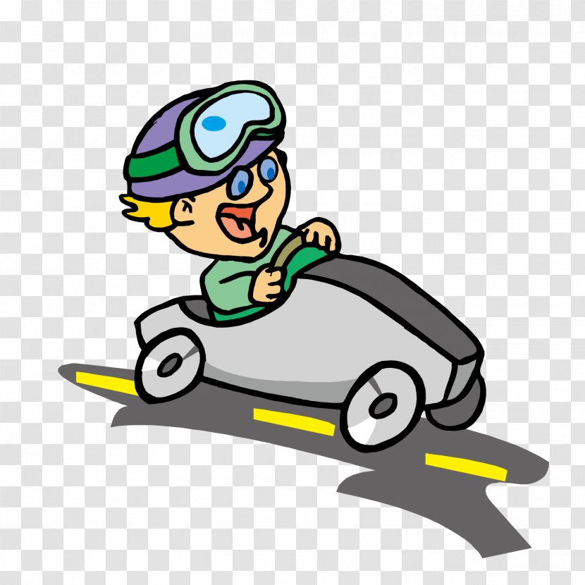 Pinewood Derby Car Soap Box Powder Puff Clip Art - Driving A Transparent PNG