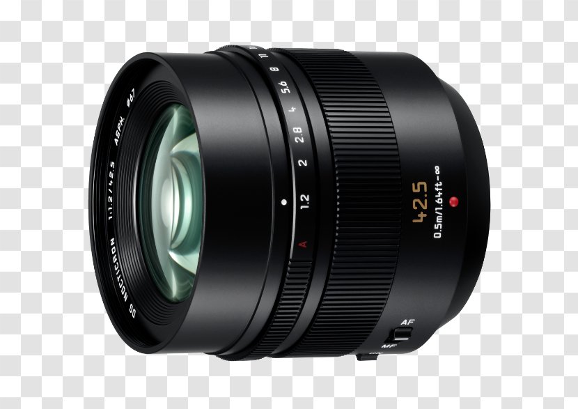 Panasonic Lumix G 42.5mm F/1.2 Camera Lens Leica DG Nocticoron Nocticron - Photography Transparent PNG