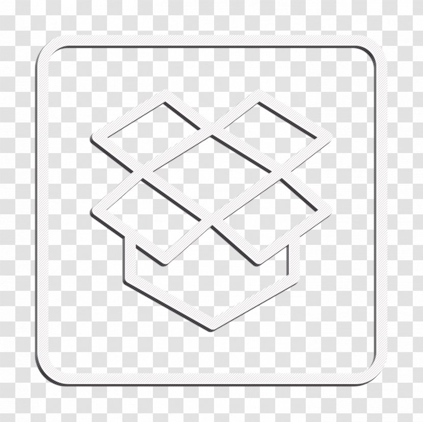 Box Icon Cloud Dropbox - Storage - Triangle Symbol Transparent PNG