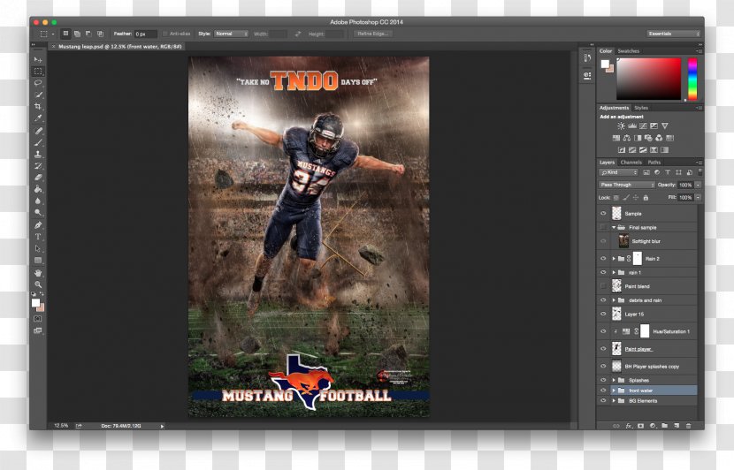 Ford Mustang Football Jersey Banner - Brand - Leap Transparent PNG