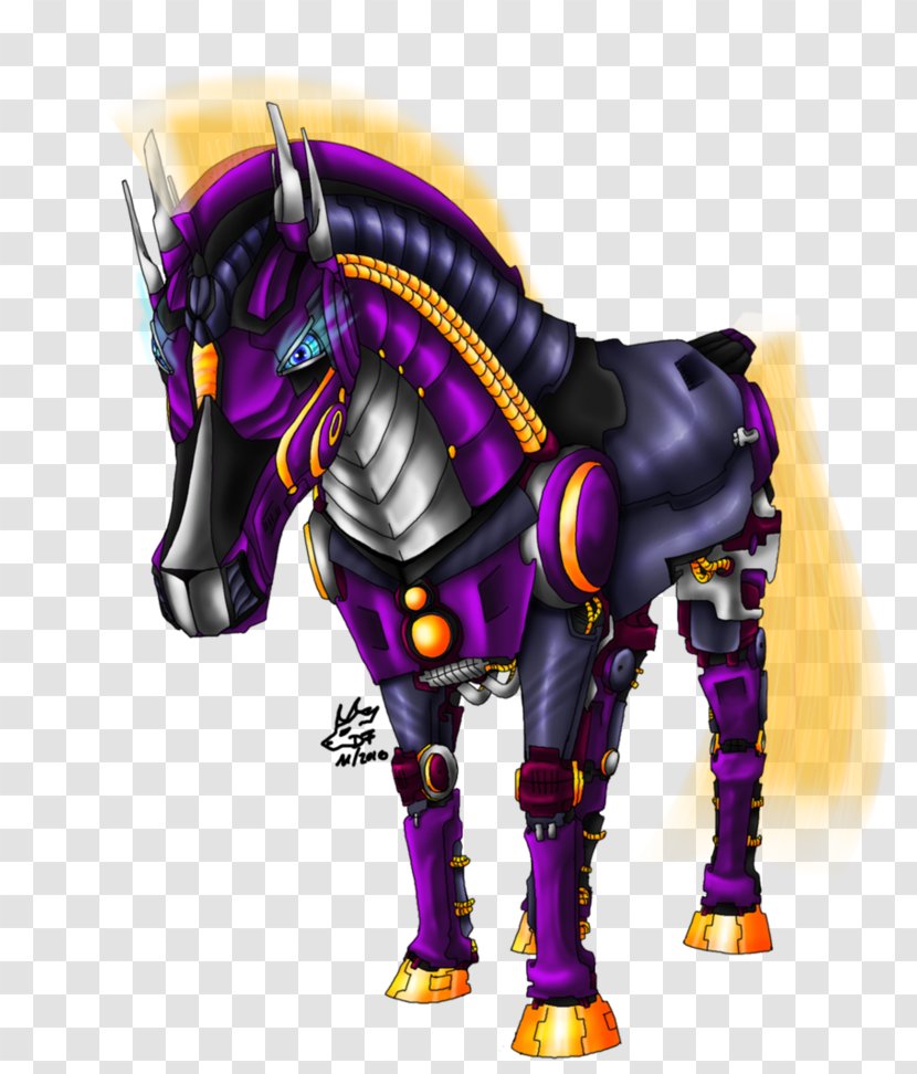 Horse Pony Drawing Robot Stallion - Deviantart Transparent PNG