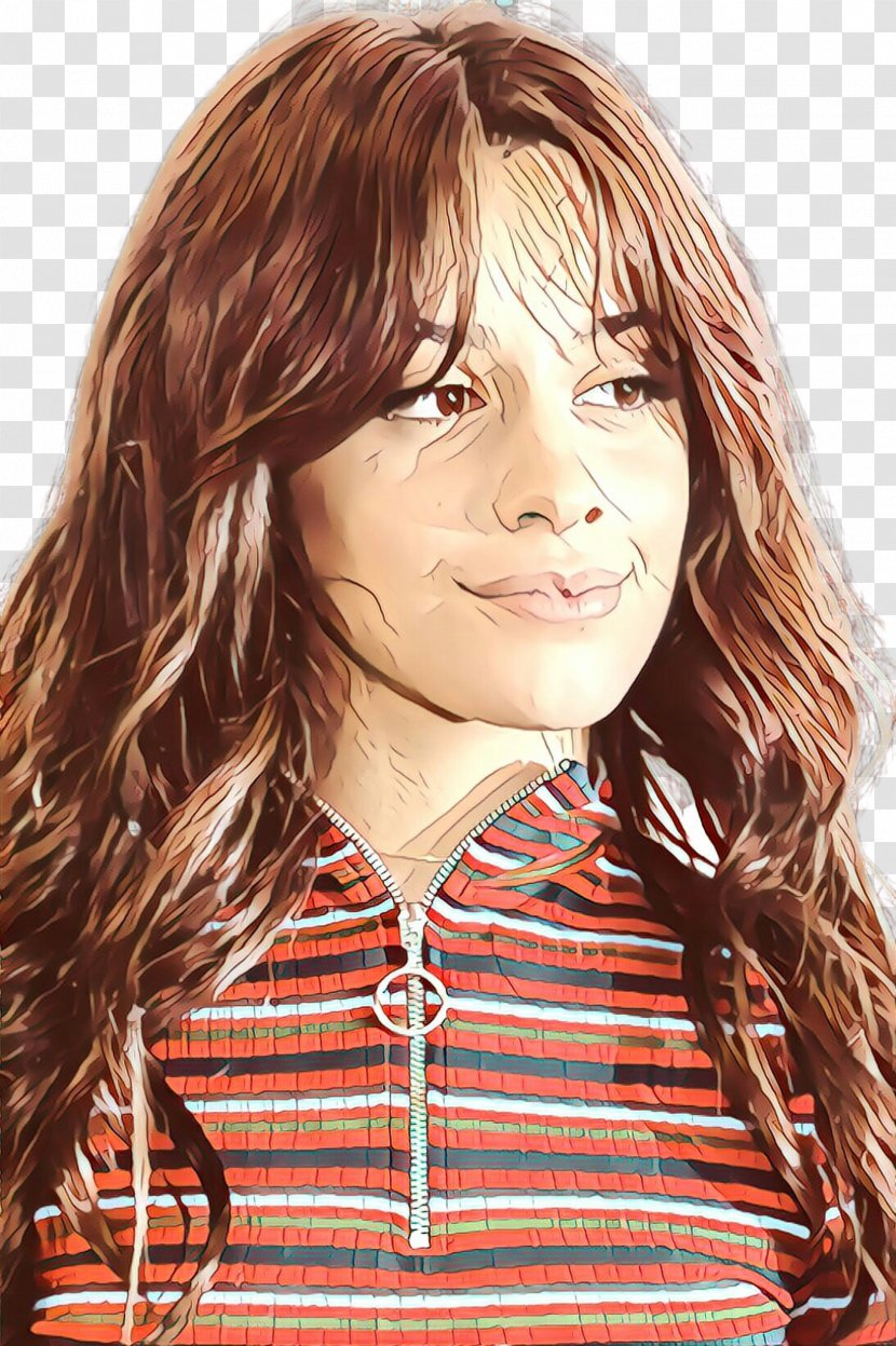 Hair Face Hairstyle Brown Chin - Bangs - Coloring Transparent PNG