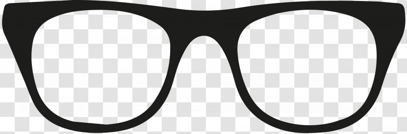 Sunglasses Brille Comic Clip Art Nerd - Silhouette - Glasses Transparent PNG