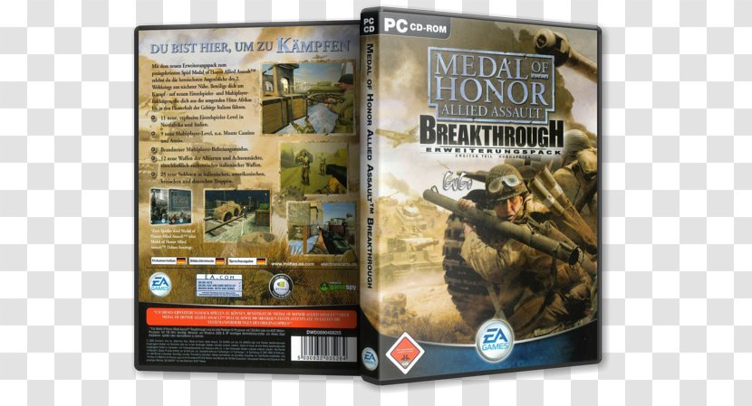 Medal Of Honor: Allied Assault - Video Game Software - Breakthrough Definition Dictionary Information Honor SystemMedal Assault: Spearhead Transparent PNG