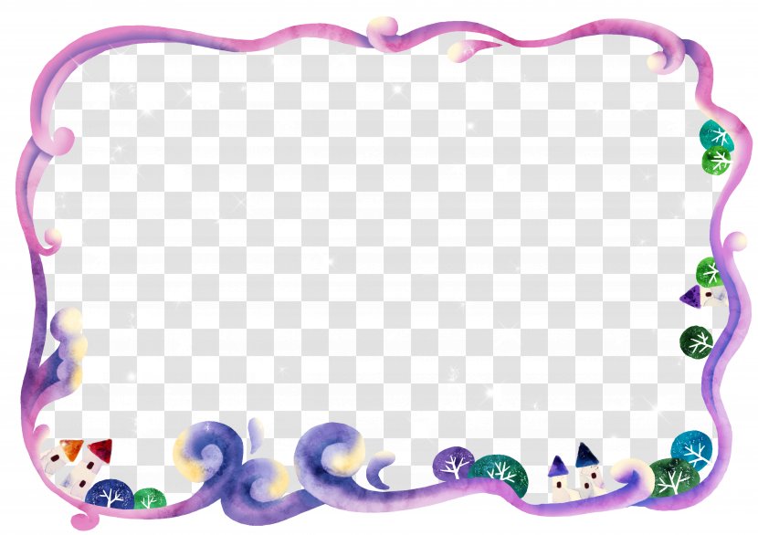 Aries Constellation Clip Art - Fairy Tale Style Border Transparent PNG