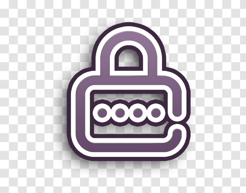 Internet Security Icon Password - Purple - Logo Pink Transparent PNG