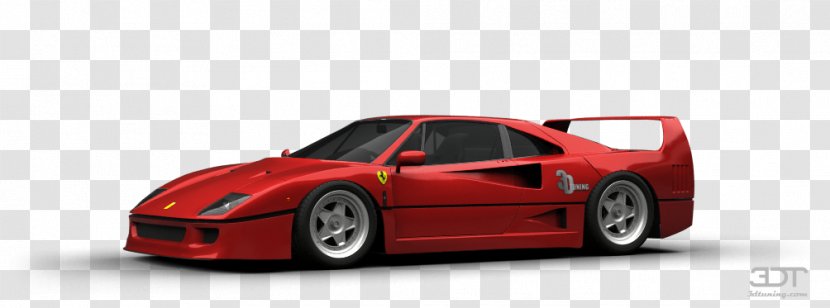 Ferrari F40 Compact Car Luxury Vehicle S.p.A. - Model Transparent PNG