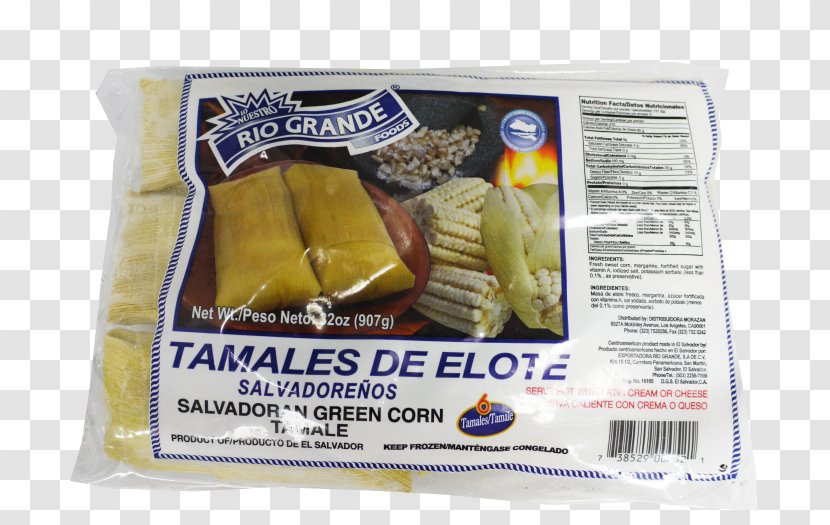 Tamale Salvadoran Cuisine Elote Maize Meat - Menu Transparent PNG