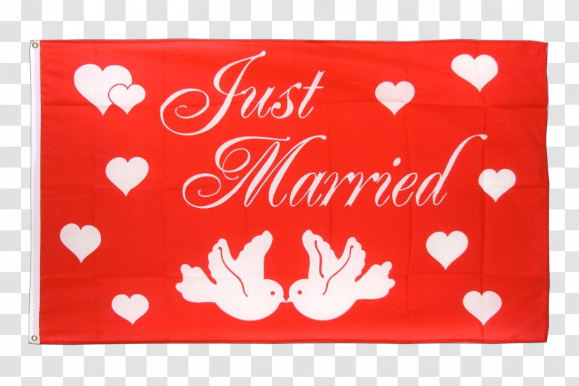 Flagpole Fahne Marriage Bridal Registry - Mast - Just Married Transparent PNG