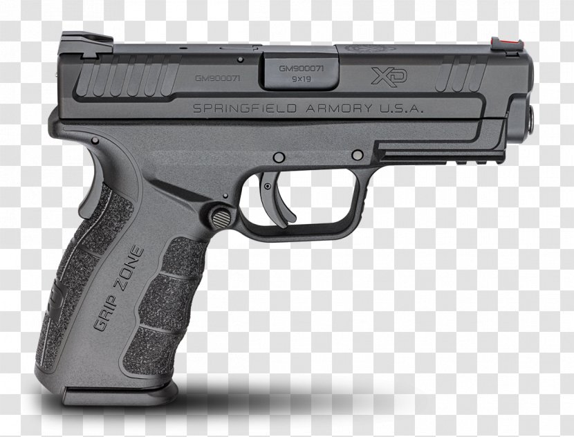 Springfield Armory XDM HS2000 9×19mm Parabellum Firearm - Ranged Weapon - Receiver Transparent PNG