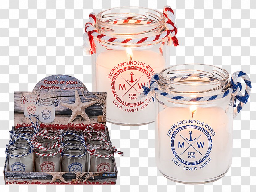 Glass Maritim Candle Tealight - Drinkware Transparent PNG