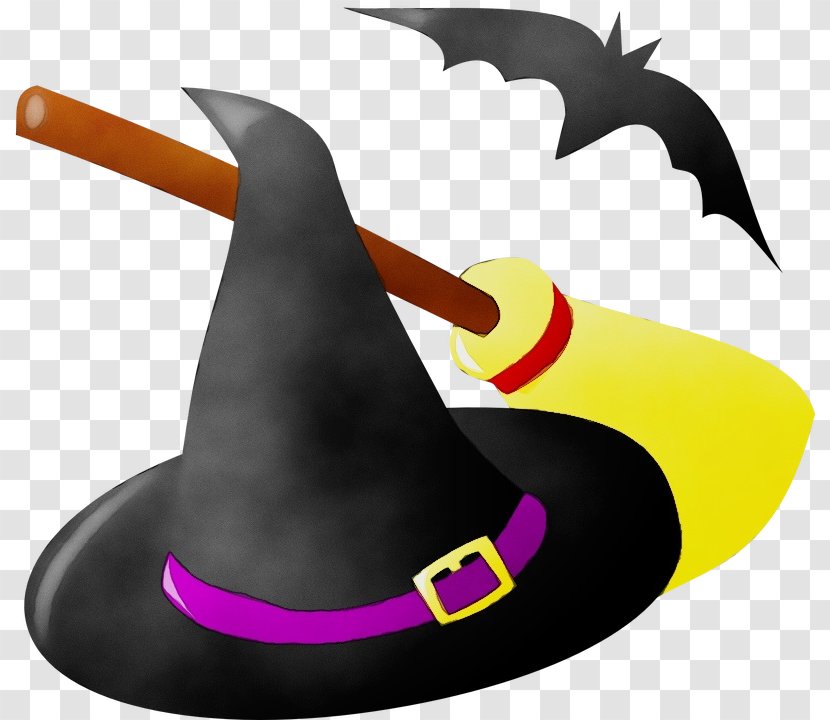 Halloween Witch Hat - Cone Costume Accessory Transparent PNG