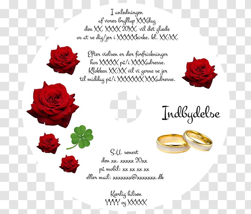 Garden Roses Love Wedding Ring Floral Design Greeting & Note Cards - Floristry Transparent PNG