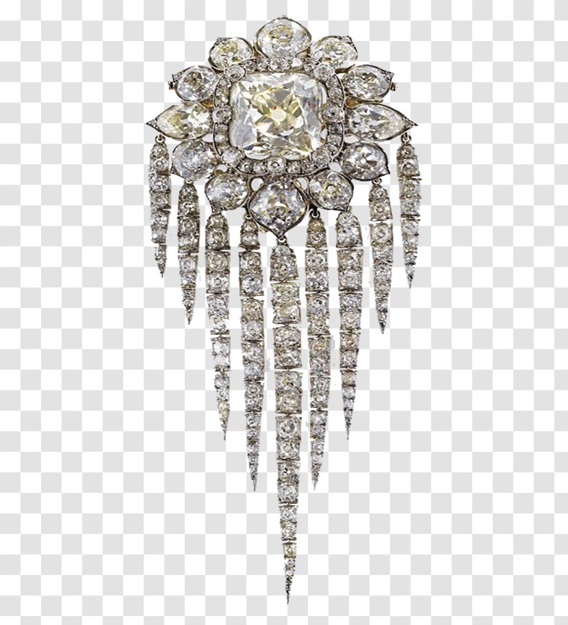 United Kingdom Diamond Brilliant Brooch Jewellery - Queen Victoria - National Flower Head Decoration Transparent PNG