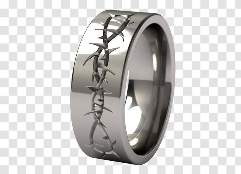 Wedding Ring Titanium Engagement - Silver Transparent PNG