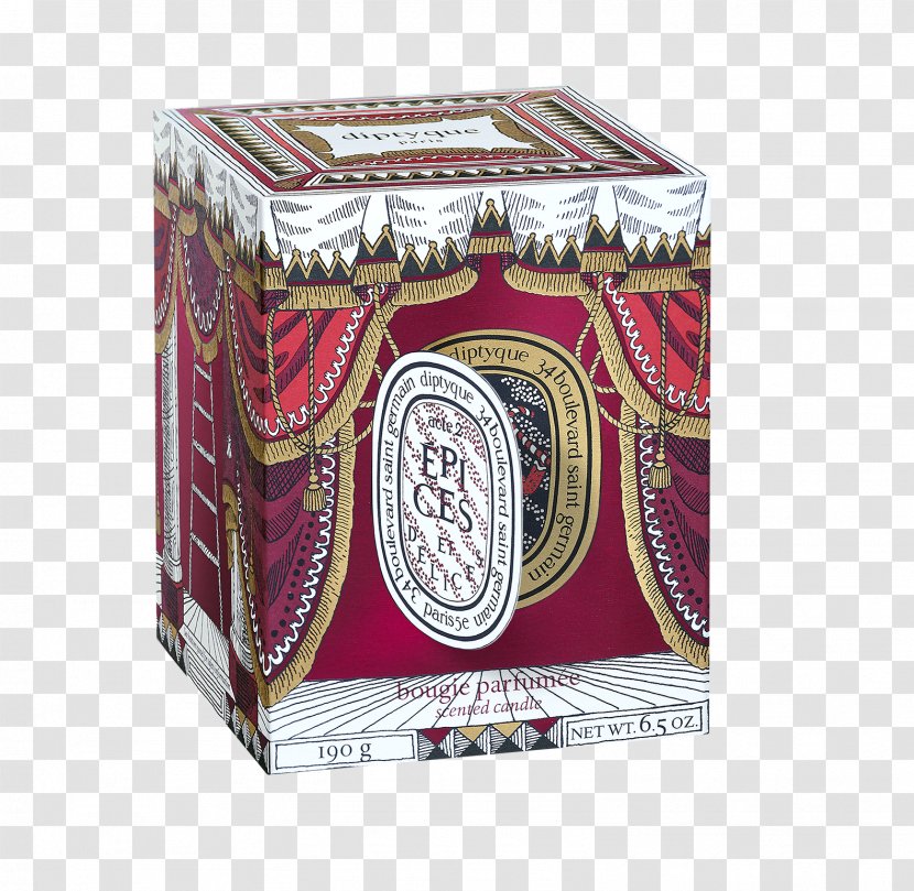 Diptyque Candle Christmas Perfume 0 - Box Transparent PNG