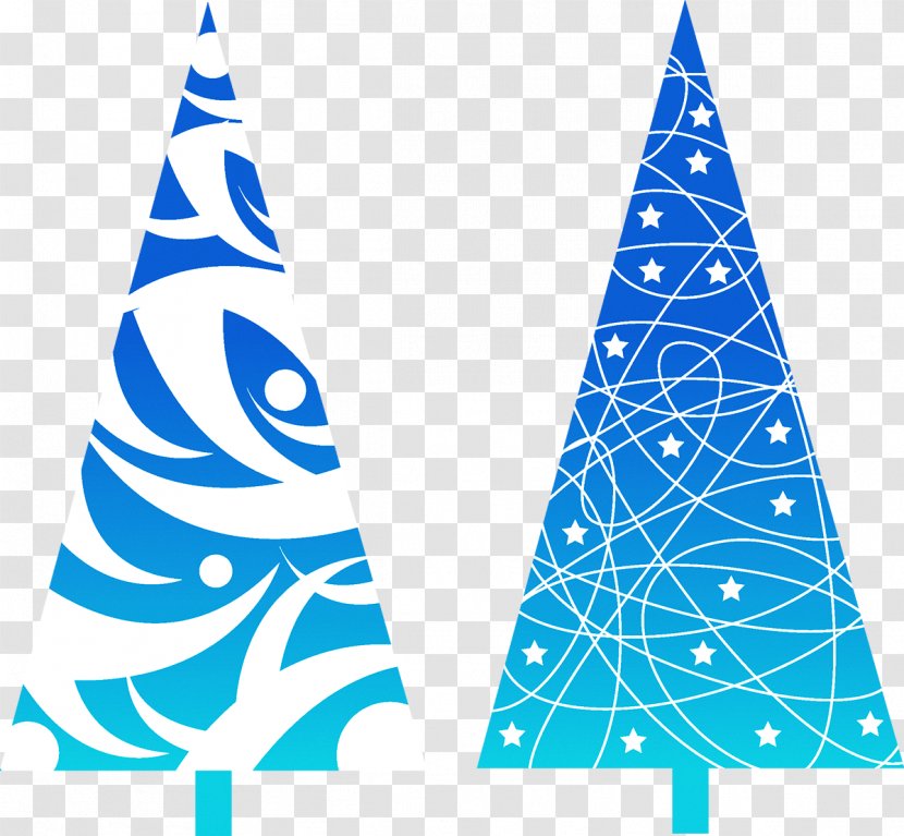 Christmas Tree Greeting & Note Cards Card Blue Transparent PNG