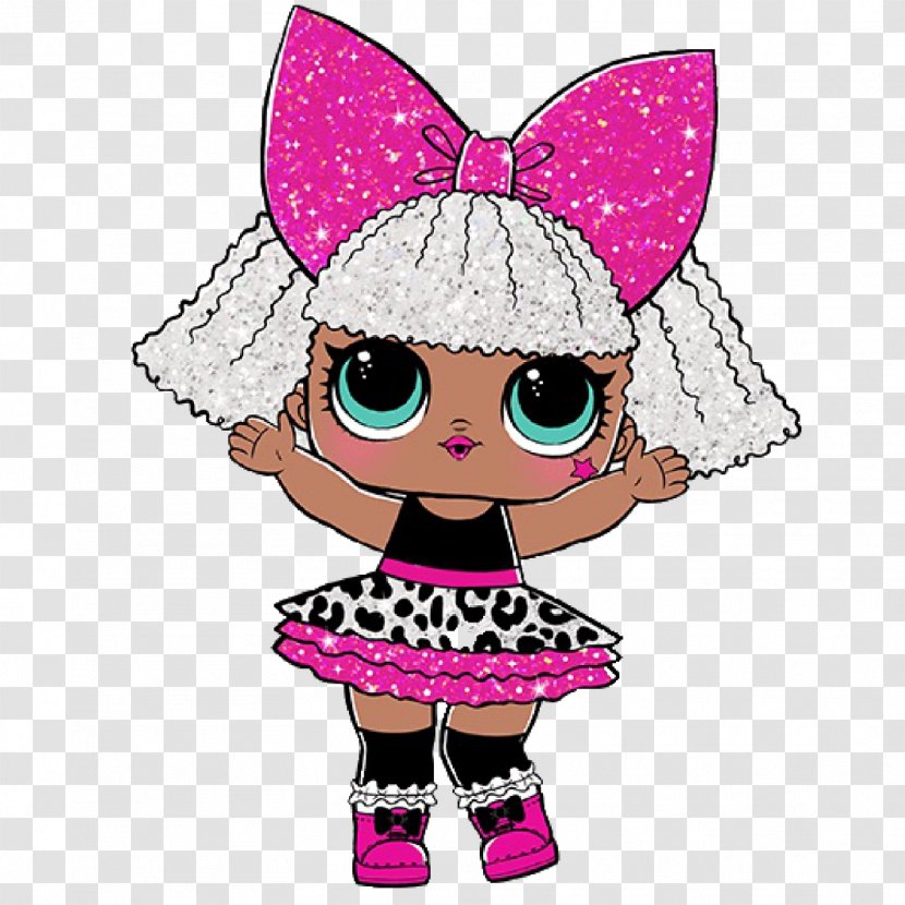 L.O.L Surprise! Glitter Series Doll Coloring Book Toy - Cartoon Transparent PNG