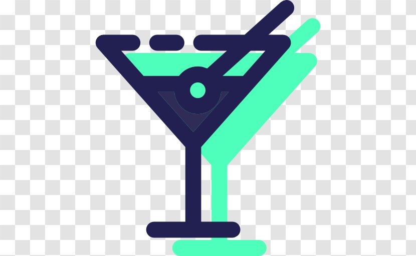 Cocktail Glass Martini Alcoholic Drink - Drinking Straw - Party Transparent PNG