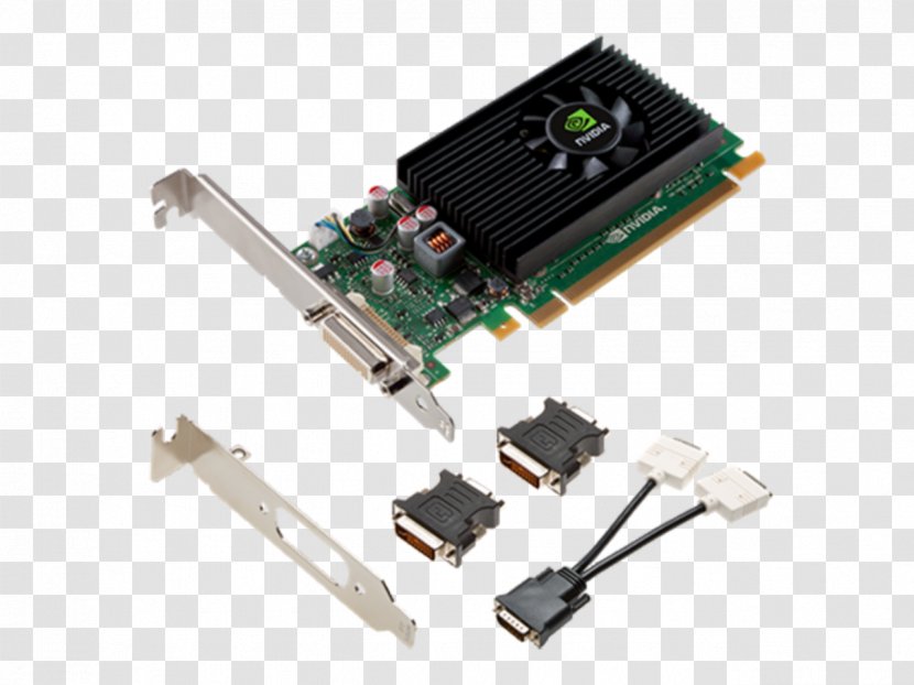 Graphics Cards & Video Adapters NVIDIA Quadro NVS 315 PNY Technologies Digital Visual Interface - Computer Component - Motherboard Transparent PNG