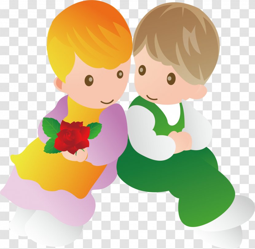 Cuteness Child Illustration - Tree - Love Men And Women Transparent PNG
