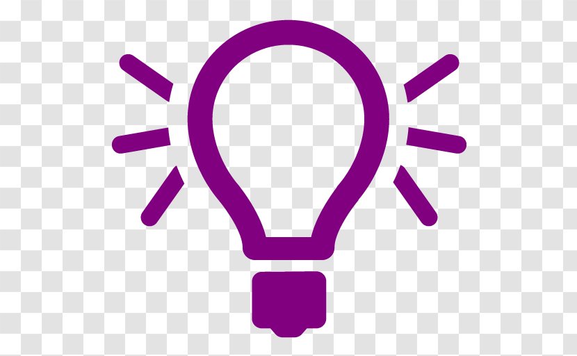 Incandescent Light Bulb Advertising - Area - Purple Transparent PNG