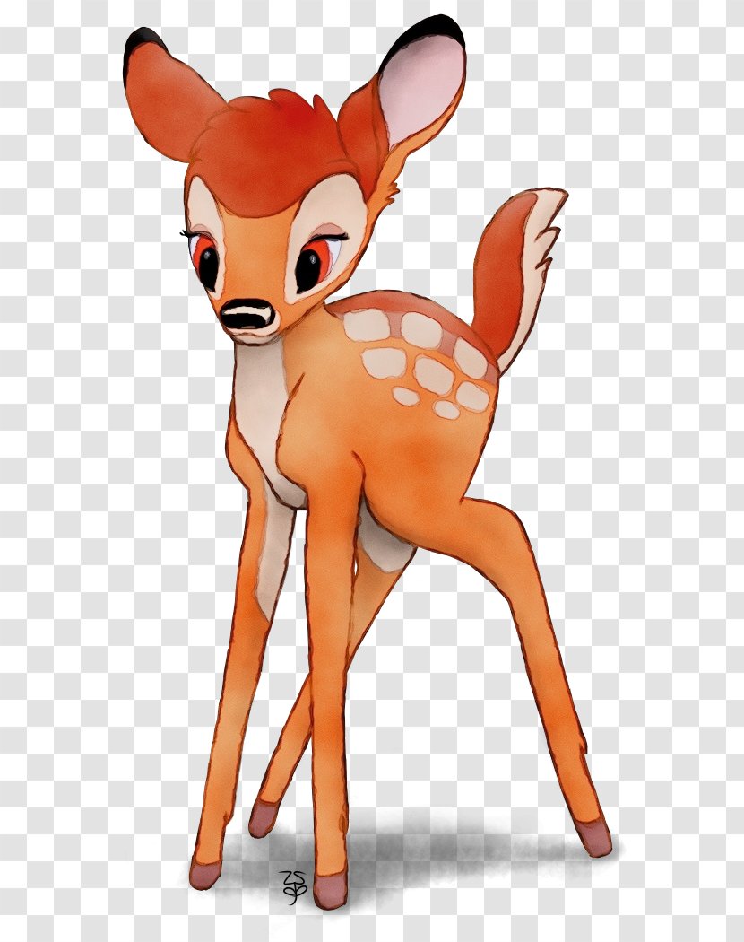 Deer Clip Art Cartoon Fawn Tail - Animated - Animal Figure Transparent PNG