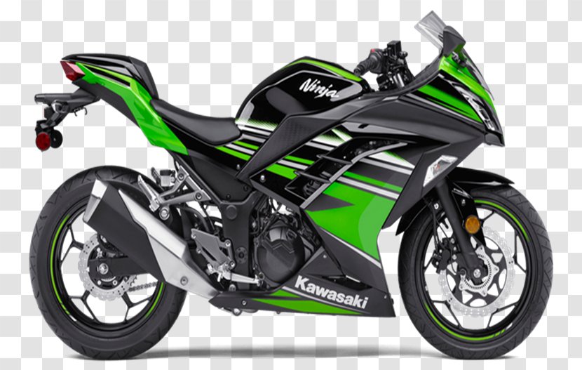 Kawasaki Ninja 300 Motorcycles Sport Bike - Automotive Wheel System - Motorcycle Transparent PNG