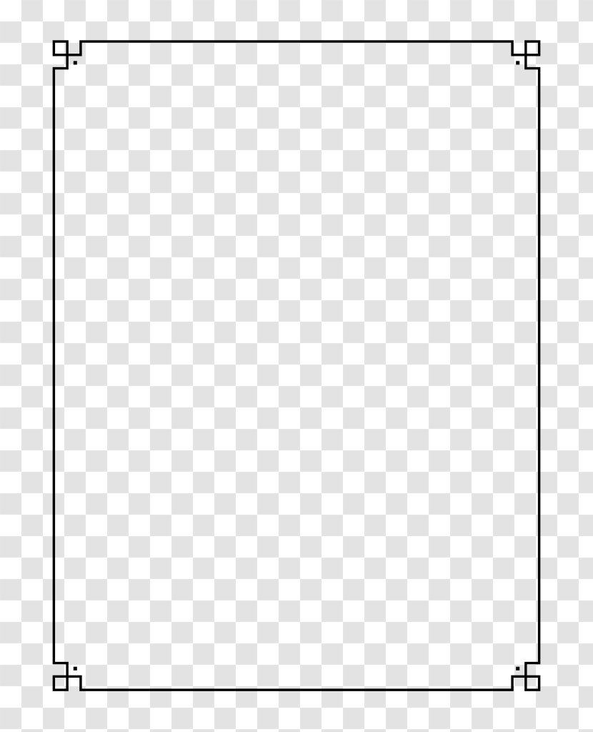 Borders And Frames Document Clip Art - Standard Paper Size - Newspaper Transparent PNG