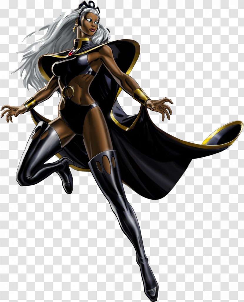 Marvel: Avengers Alliance Storm Black Panther Jean Grey Widow - Marvel - X Men Clipart Transparent PNG