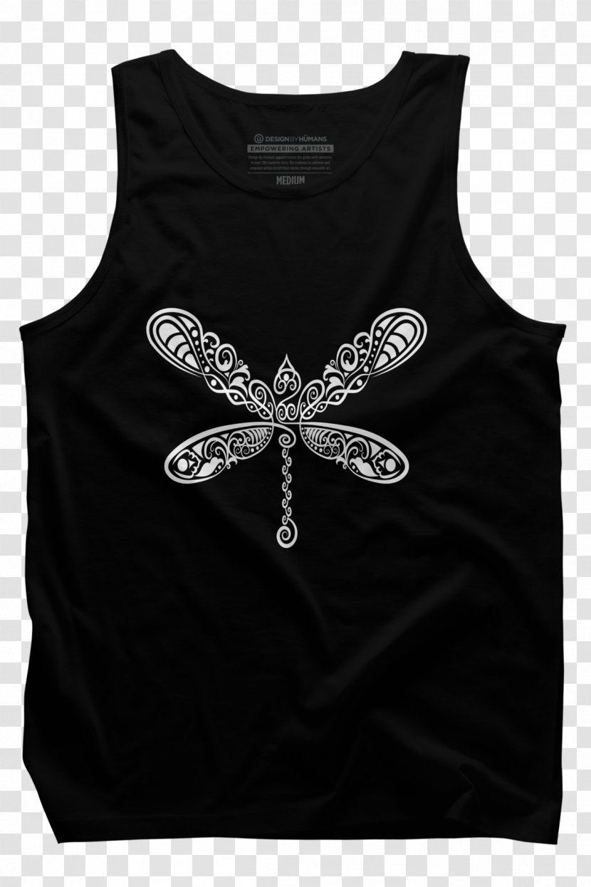 T-shirt Sleeveless Shirt Outerwear Gilets - Vest - Dragonfly Transparent PNG