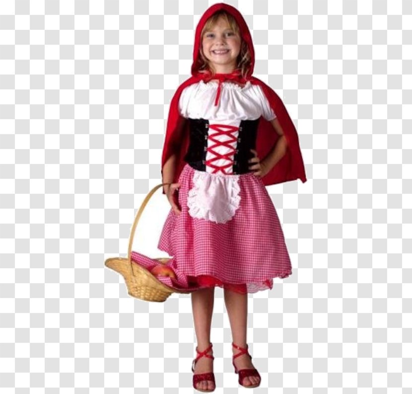 Little Red Riding Hood Disguise Costume Chaperon Dress - Clothing Transparent PNG