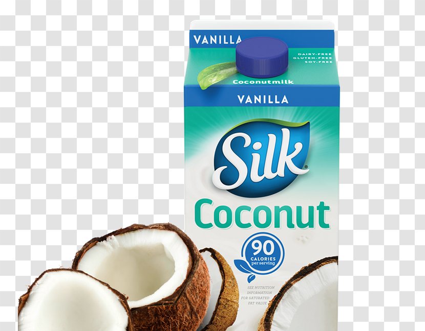 Coconut Milk Almond Substitute Silk - Vanilla Transparent PNG