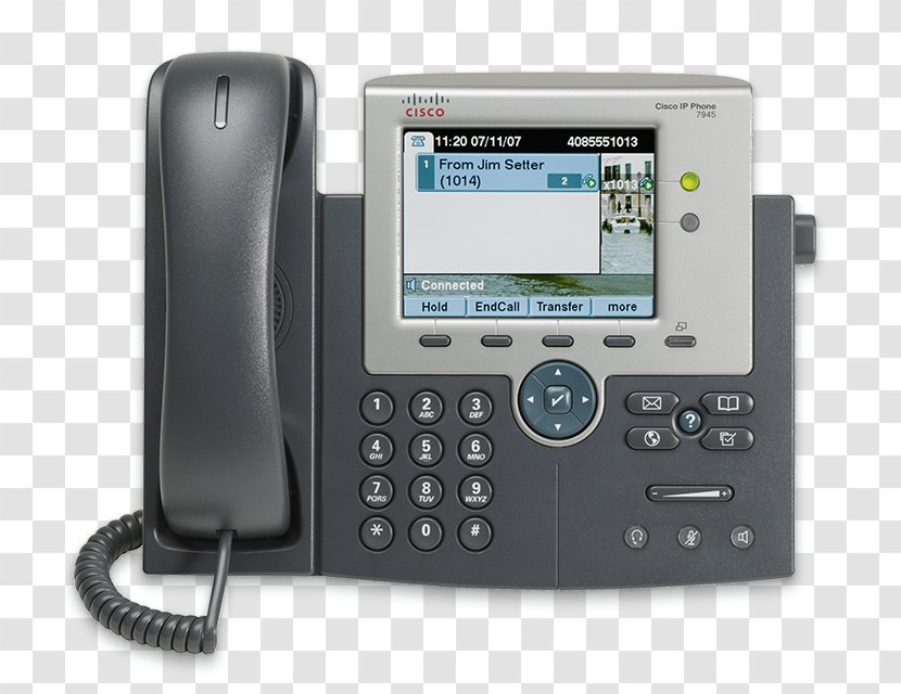 VoIP Phone Cisco Systems 7945G Unified Communications Manager Telephone - Ip Tephony Transparent PNG