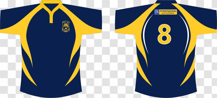 T-shirt Jersey Backup Sportswear - Top - Rugby Transparent PNG