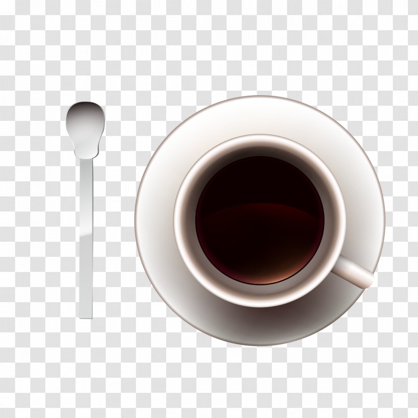 White Coffee Ristretto Tea Cup - Mugs Transparent PNG