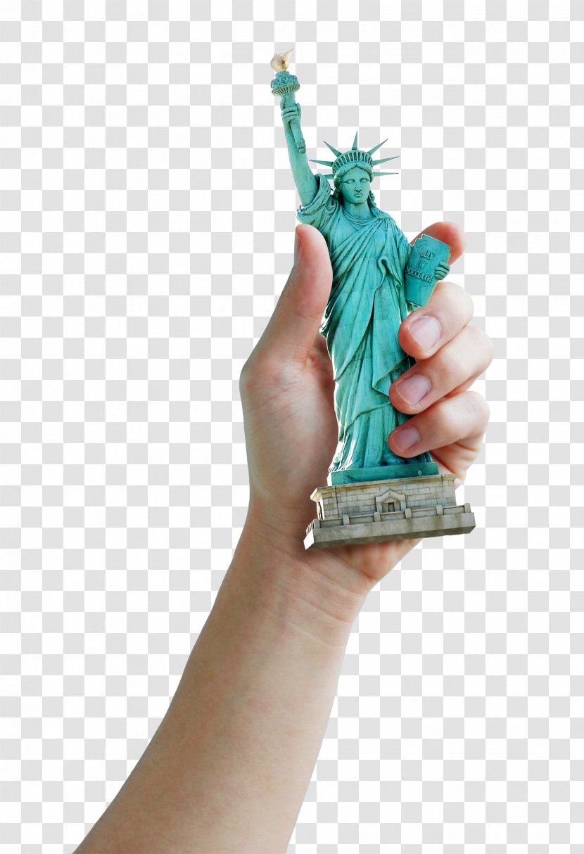 Statue Of Liberty - Hand - Holding Transparent PNG